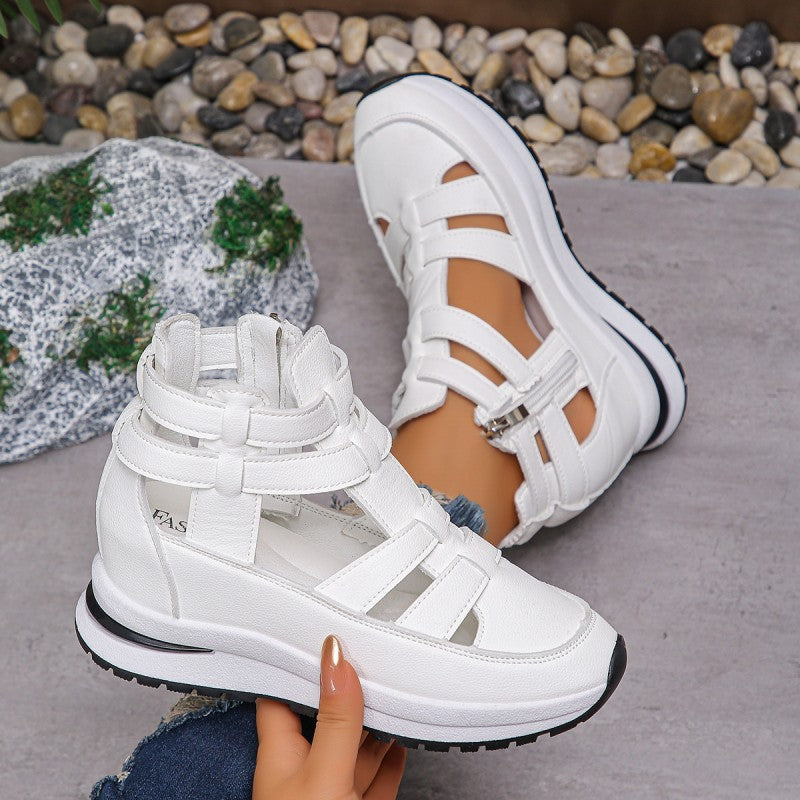 🌞Frühlingserwachen: 50% Rabatt!💎Orthopädische Keil-Sandalen "CloudSupport" – Schmerzfreies Gehen & Maximale Stabilität