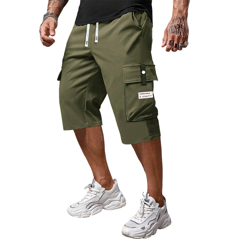 🌞Frühlingserwachen: 50% Rabatt!🚀 Herren Lässige 3/4-Cargo-Hose mit Kordelzug – Praktisch, atmungsaktiv & stylisch für warme Tage