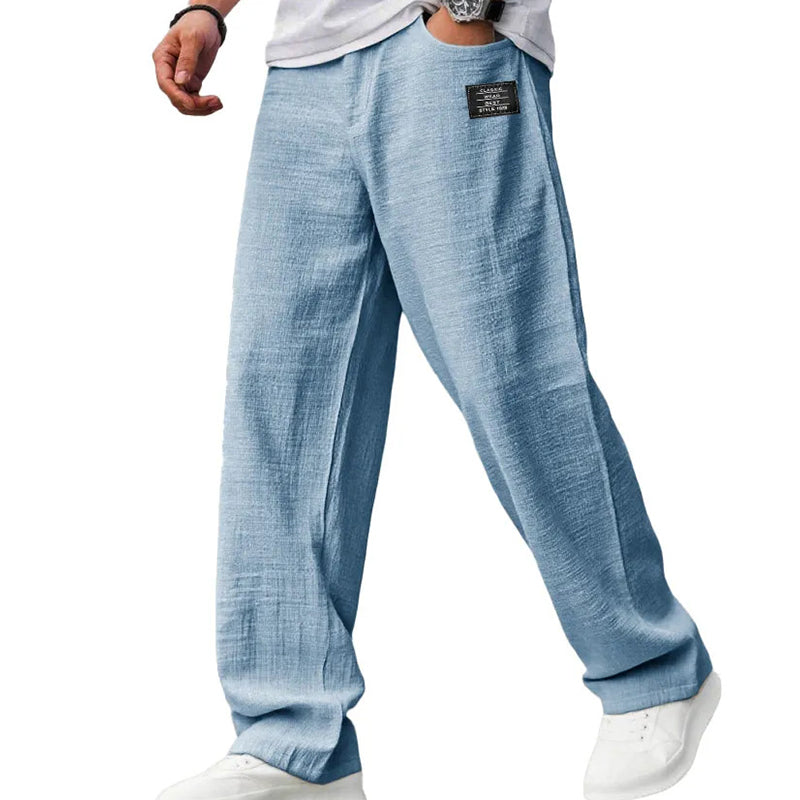 🌞Frühlingserwachen: 50% Rabatt!☁️Sommer-Essential: Atmungsaktive Baumwoll-Leinen-Hose für Herren – Maximaler Komfort & Stil